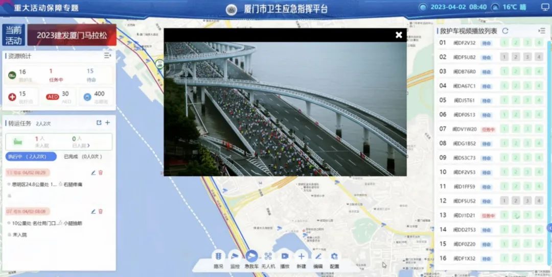 辰安科技承建的“廈門衛(wèi)生應(yīng)急指揮平臺(tái)”為廈門國際馬拉松活動(dòng)安全保駕護(hù)航