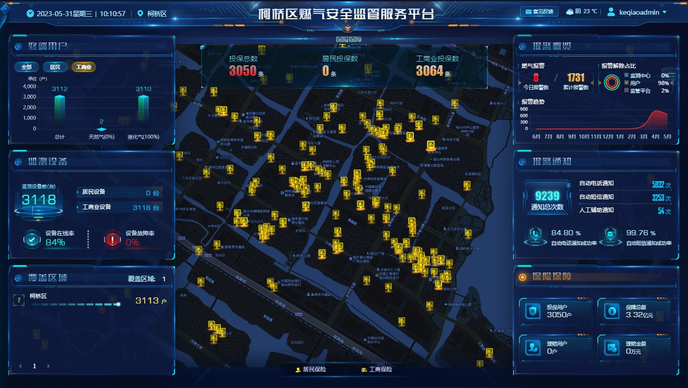 紹興柯橋助力城市生命線安全工程建設(shè)